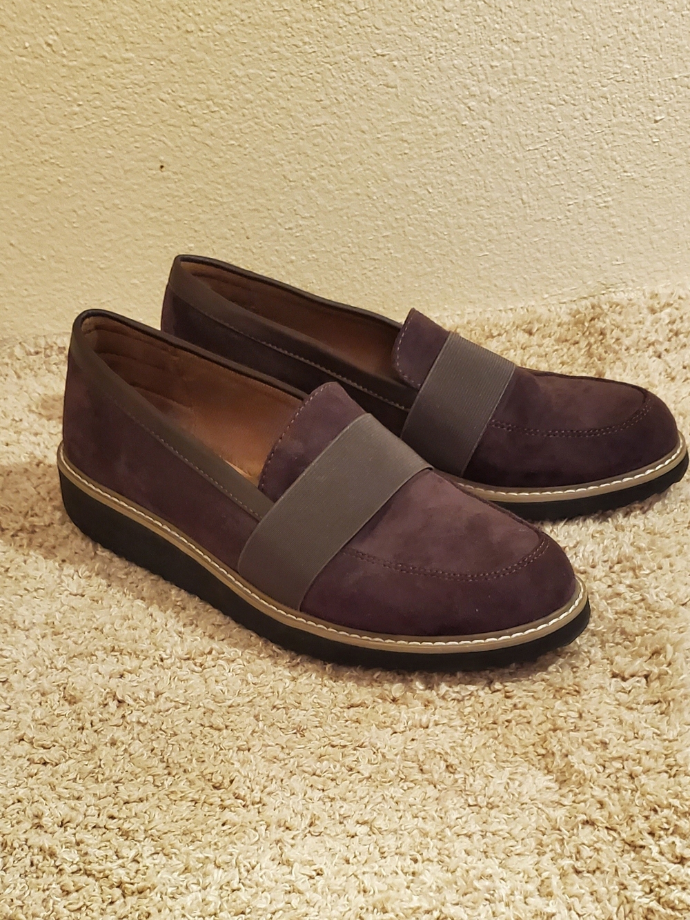 Eurosoft "Lanette" Women's Loafers in Dark Brown Size 10
